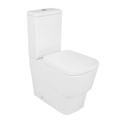 NRG Bathroom Toilet WC Close Coupled Toilet and Cistern Compact Soft Close UF Seat