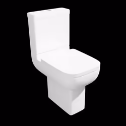 NRG Comfort Height Close Coupled Pan With Cistern & Soft Close Seat for Bathroom WC