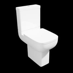 NRG Comfort Height Close Coupled Pan With Cistern & Soft Close Seat for Bathroom WC