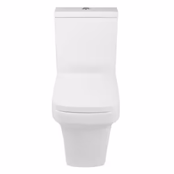 NRG Short Projection Close Coupled Bathroom Toilet Cistern Soft Close Seat Compact Cloakroom WC
