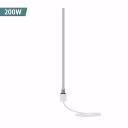 NRG Electric Heating Element for Heated Towel Rail Radiator Rads - White, 200W