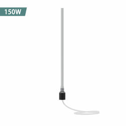 NRG Electric Heating Element for Heated Towel Rail Radiator Rads - Black, 150W