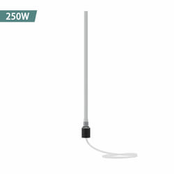 NRG Electric Heating Element for Heated Towel Rail Radiator Rads - Black, 250W