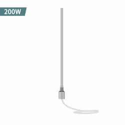 NRG Electric Heating Element for Heated Towel Rail Radiator Rads - Chrome, 200W