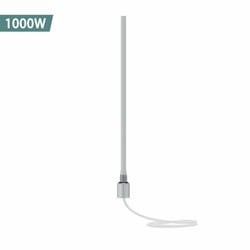 NRG Electric Heating Element for Heated Towel Rail Radiator Rads - Chrome, 1000W
