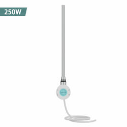 NRG Thermostatic Electric Heating Element for Heated Towel Rail Radiator - White, 250W