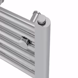 Prefilled Electric Straight Heated Towel Rail Radiator Ladder Warmer - Chrome, 1800x300mm