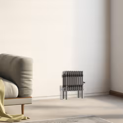 Traditional Cast Iron Style Radiator Raw Metal Central Heating 3 Column - 300x427mm - 3 Column
