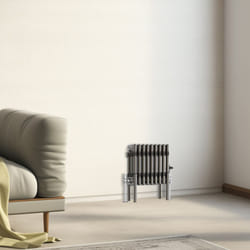 Traditional Cast Iron Style Radiator Raw Metal Central Heating 3 Column - 300x427mm - 3 Column