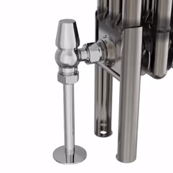 Traditional Cast Iron Style Radiator Raw Metal Central Heating 3 Column - 1500x202mm - 3 Column