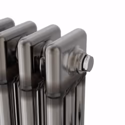 Traditional Cast Iron Style Radiator Raw Metal Central Heating 3 Column - 1800x202mm - 3 Column