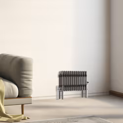 Traditional Cast Iron Style Radiator Raw Metal Central Heating 3 Column - 300x607mm - 3 Column