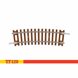 Hornby TT:120 Half Curve - 1st Radius 15 267mm TT8020