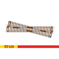 Hornby TT:120 Diamond Crossing Left Hand 166mm TT8019