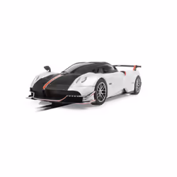 Scalextric Metallic Pearl White C4399 Pagani Huayra BC Roadster Slot Car-Street & Rally