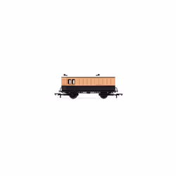 R40295 LSWR, 4 Wheel Coach, Passenger Brake, 82 - Era 2. Coach OO Gauge