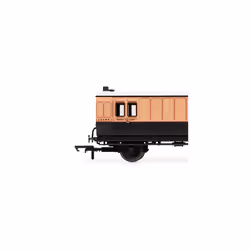 R40295 LSWR, 4 Wheel Coach, Passenger Brake, 82 - Era 2. Coach OO Gauge