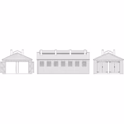 Skaledale GWR Dunster Engine Shed (Pre-Built)