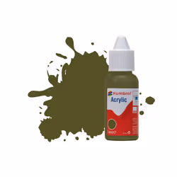 Humbrol No.159 Khaki Drab Matt Acrylic Paint 14ml DB0159