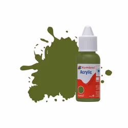 Humbrol No.88 Deck Green Matt Acrylic Paint 14ml DB0088