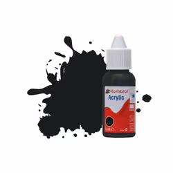 Humbrol No.91 Black Green Matt Acrylic Paint 14ml DB0091