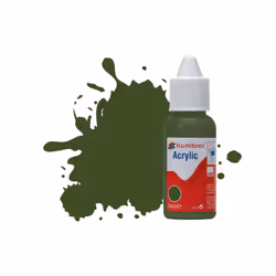 Humbrol No.242 RLM 71 Dunkelgrun Matt Acrylic Paint 14ml DB0242