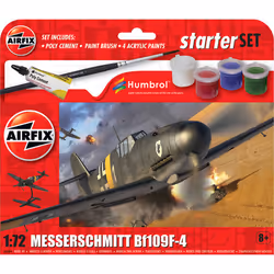 Airfix A55014 Starter Set - Messerschmitt Bf109F-4 1:72 Model Kit