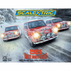 Scalextric C4488A 1965 Monte Carlo Rally Mini Triple Pack
