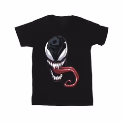Marvel Mens Venom Face T-Shirt - S, Black