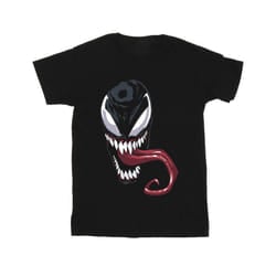 Marvel Mens Venom Face T-Shirt - XL, Black