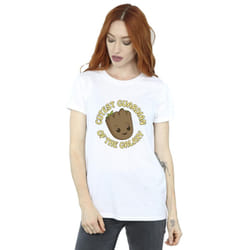 Marvel Womens/Ladies I Am Groot Cutest Guardian Cotton Boyfriend T-Shirt - M, White