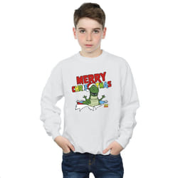Disney Boys Toy Story Rex Christmas Burst Sweatshirt - 3-4 Years, White
