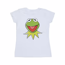 Disney Womens/Ladies Muppets Kermit Head Cotton T-Shirt - S, White