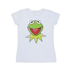 Disney Womens/Ladies Muppets Kermit Head Cotton T-Shirt - XL, White
