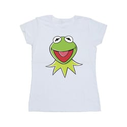 Disney Womens/Ladies Muppets Kermit Head Cotton T-Shirt - XXL, White