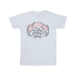 Star Wars Mens Princess Leia Future Of The Galaxy T-Shirt - L, White