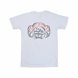 Star Wars Mens Princess Leia Future Of The Galaxy T-Shirt - XXL, White
