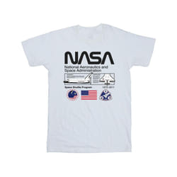 NASA Boys Space Admin T-Shirt - 7-8 Years, White