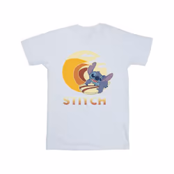 Disney Mens Lilo & Stitch Summer Waves T-Shirt - XXL, White