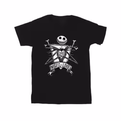 Disney Mens The Nightmare Before Christmas Misfits Love T-Shirt - XL, Black