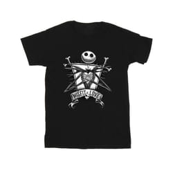 Disney Mens The Nightmare Before Christmas Misfits Love T-Shirt - XL, Black