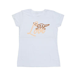Star Wars Womens/Ladies Grogu Love Cotton T-Shirt - S, White