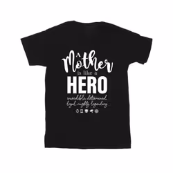 Marvel Mens Avengers Mother Hero T-Shirt - L, Black