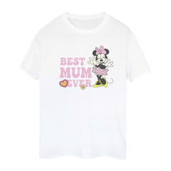 Disney Womens/Ladies Best Mum Ever Cotton Boyfriend T-Shirt - S, White