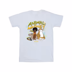 Disney Mens Encanto Animal Magnet T-Shirt - S, White