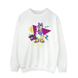 Disney Mens Daisy Duck Cool Sweatshirt - XXL, White