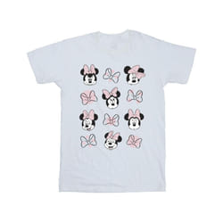 Disney Mens Minnie Mouse Multiple T-Shirt - XXL, White