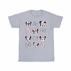 Disney Mens Minnie Mouse Multiple T-Shirt - S, Sports Grey