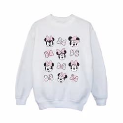 Disney Girls Minnie Mouse Multiple Sweatshirt - 7-8 Years, White