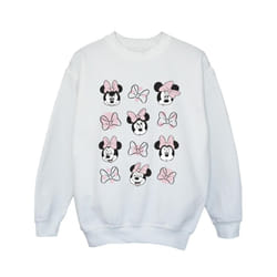 Disney Girls Minnie Mouse Multiple Sweatshirt - 7-8 Years, White